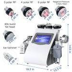 9 In 1 Vacuum +40K Cavitation+ Rf Lipolaser +Ems Weight Loss Machine Rf Slimming Beauty Machine缩略图