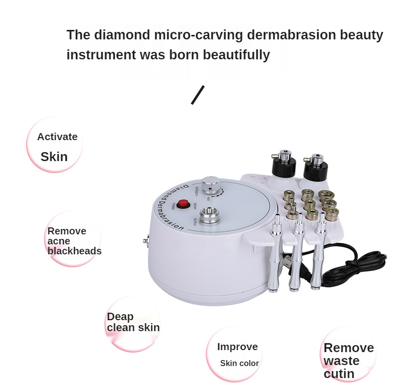 3 in 1 Diamond Microdermabrasion Beauty facial Machine Vacuum Suction Tool Water Spray Facial Face Exfoliate Skin Peeling device插图3